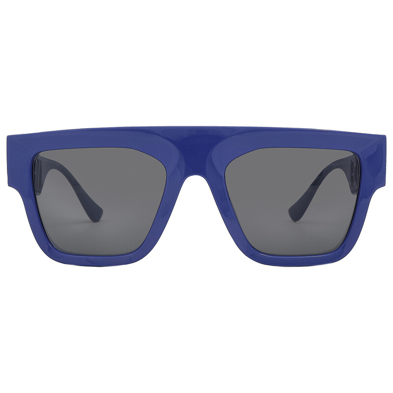 Versace Dark Grey Browline Men's Sunglasses VE4430U 529487 53