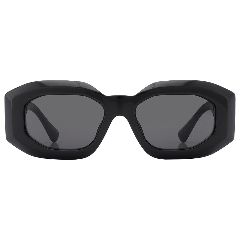 Versace Dark Grey Irregular Men's Sunglasses VE4425U GB1/87 53
