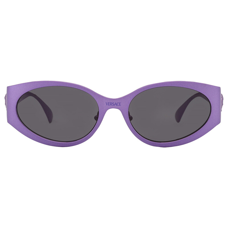 Versace Dark Grey Oval Ladies Sunglasses VE2263 150287 56  display picture 3