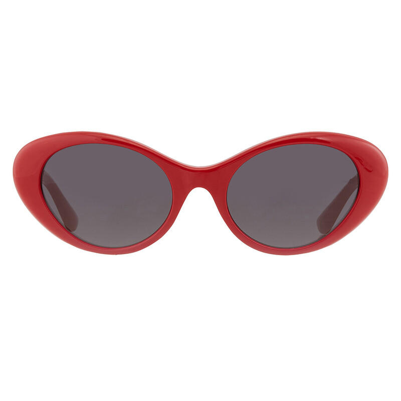 Versace Dark Grey Oval Ladies Sunglasses VE4455U 534487 53