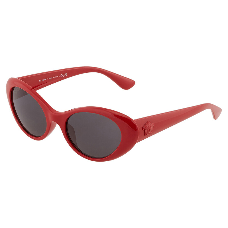 Versace Dark Grey Oval Ladies Sunglasses VE4455U 534487 53  display picture 1