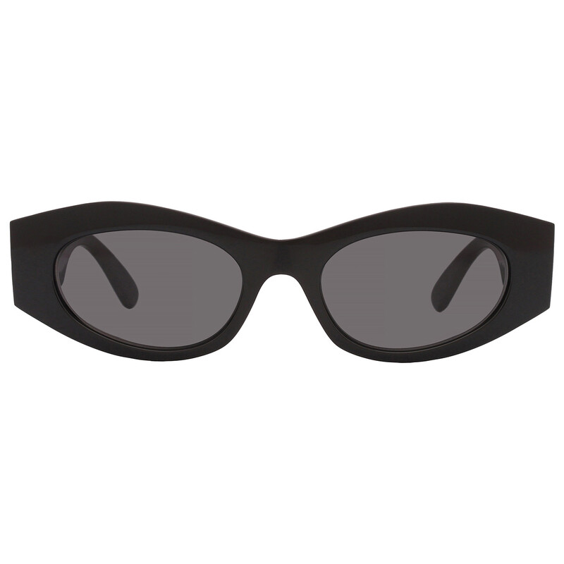 Versace VE4480U Sunglasses Black Plastic Cat-Eye Versace VE4480U Shiny Black frame with dark grey lenses  main image 2