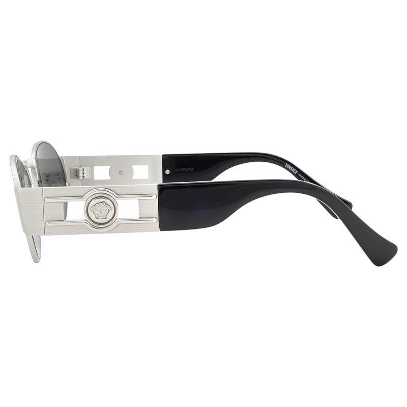 Versace Dark Grey Oval Unisex Sunglasses VE2264 151387 56