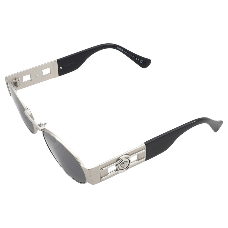 Versace Dark Grey Oval Unisex Sunglasses VE2264 151387 56