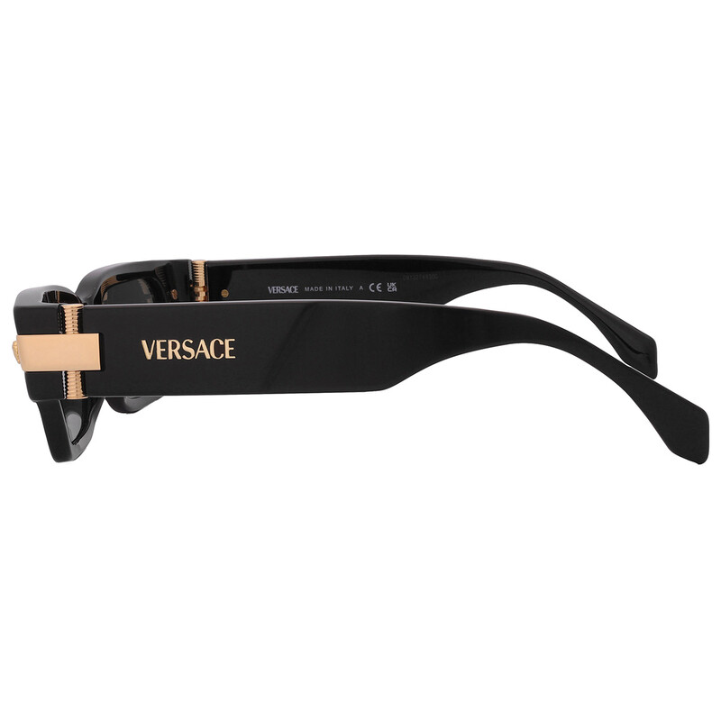 VERSACE サングラス ブラック ゴールド　VE4465 Amazon.com: Versace VE 4465 GB1/87 Black Plastic Rectangle