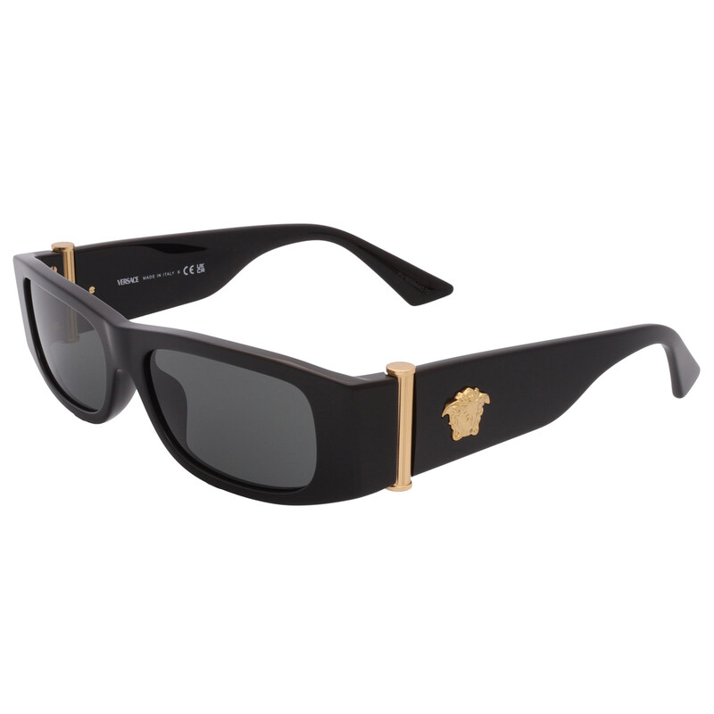 Versace Dark Grey Rectangular Men display picture 3