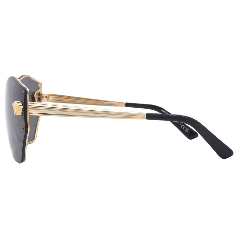 Versace Dark Grey Shield Ladies Sunglasses VE2182 100287 43  display picture 2