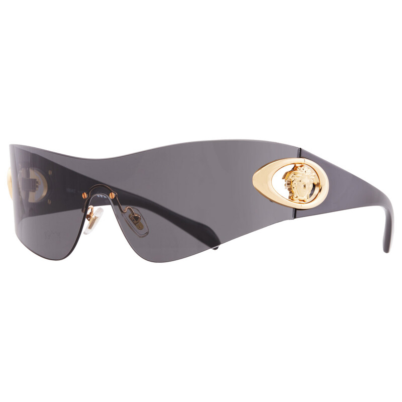 Versace Dark Grey Shield Men's Sunglasses VE2280 100287 42
