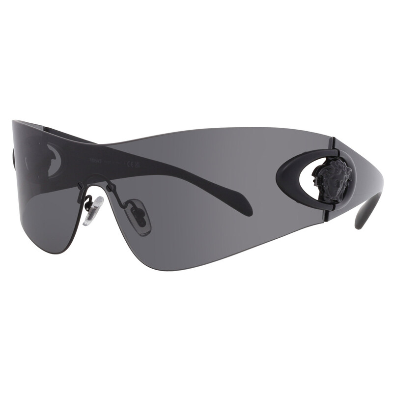 Versace Dark Grey Shield Men's Sunglasses VE2280 143687 42