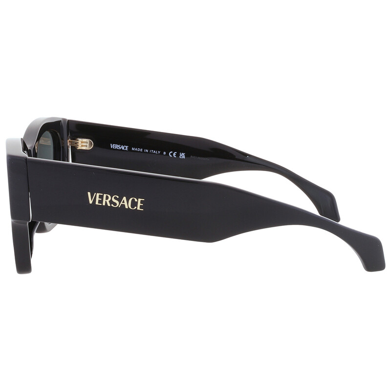 Versace Dark Grey Square Ladies Sunglasses VE4492U GB1/87 53  display picture 3