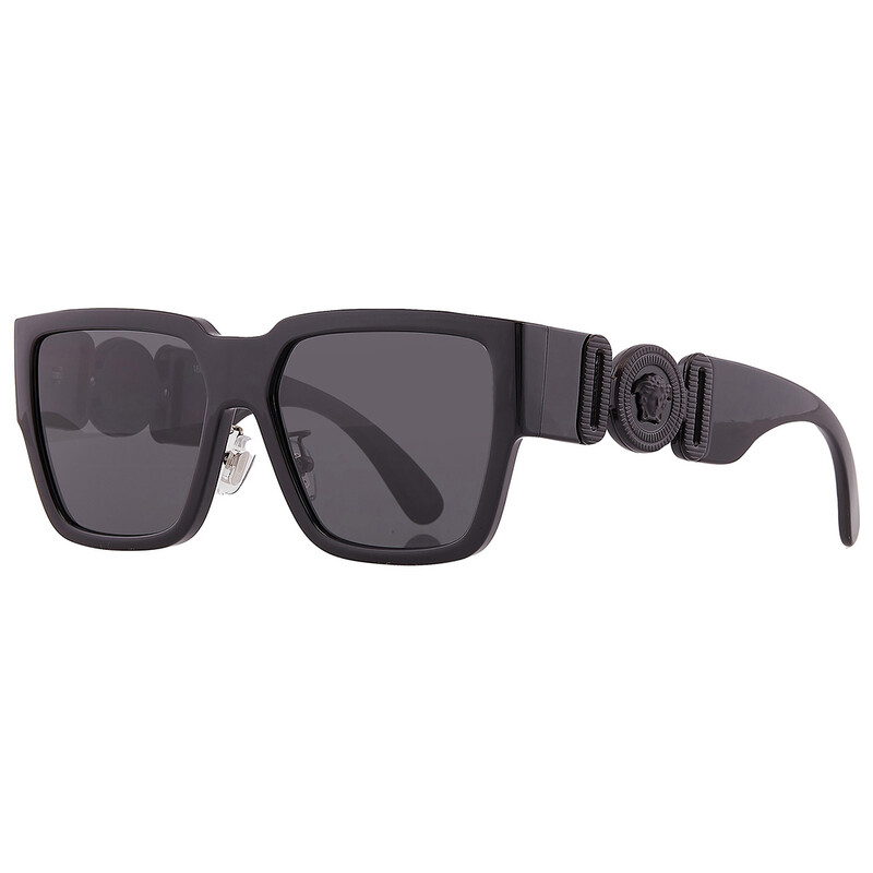 Versace Dark Grey Square Men's Sunglasses VE4483D 536087 57
