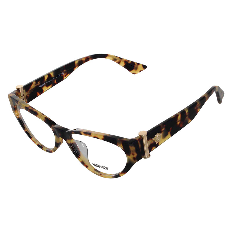 Versace Demo Cat Eye Eyeglasses VE3366F 777 55 8056262224151