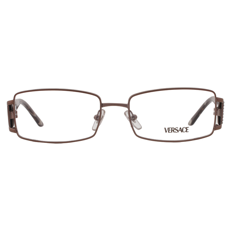 Versace Demo Rectangular Ladies Eyeglasses VE1163B 1013 52