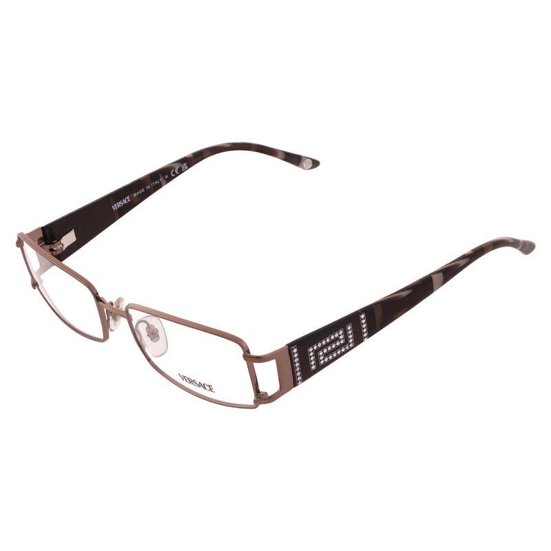 Versace Demo Rectangular Ladies Eyeglasses VE1163B 1013 52