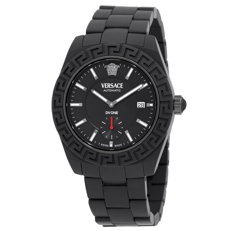 Versace DV One Automatic Black Dial Men's Watch VE7K00123