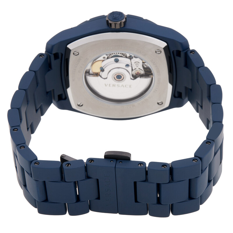 Versace DV One Automatic Blue Dial Men's Watch VE7K00223