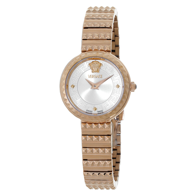 Versace Greca Goddess Petite Quartz Silver Dial Ladies Watch