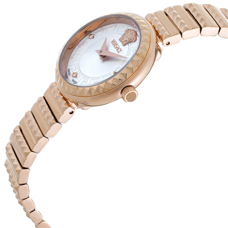 Versace Greca Goddess Petite Quartz Silver Dial Ladies Watch  display picture 3