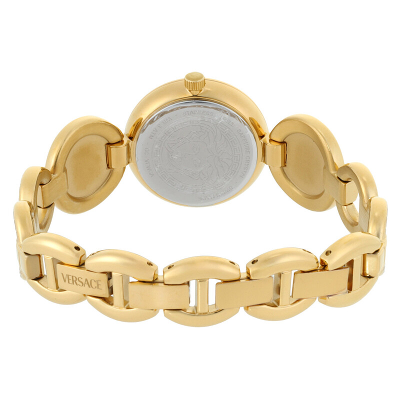 Versace Greca Jewel Quartz Gold Dial Ladies Watch VEWCA0524
