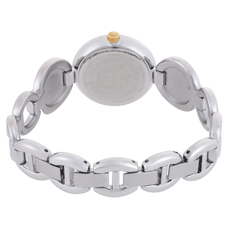 Versace Greca Jewel Quartz Silver Dial Ladies Watch VEWCA0124