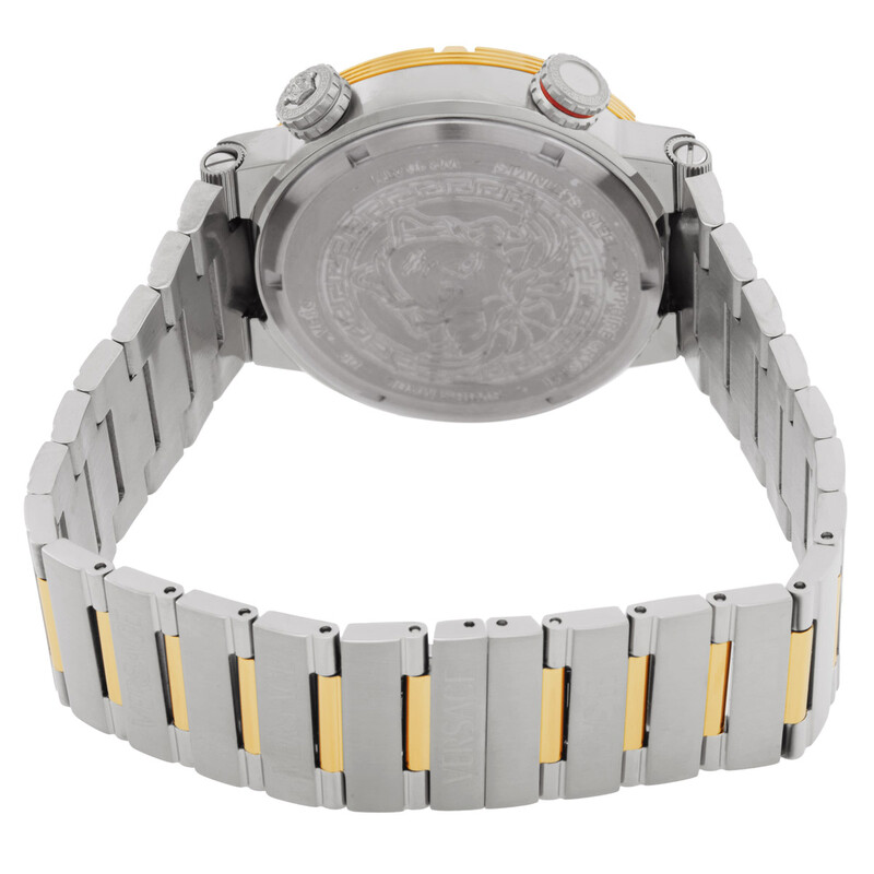 Versace Greca Logo Quartz Green Dial Men's Watch VE8G00524