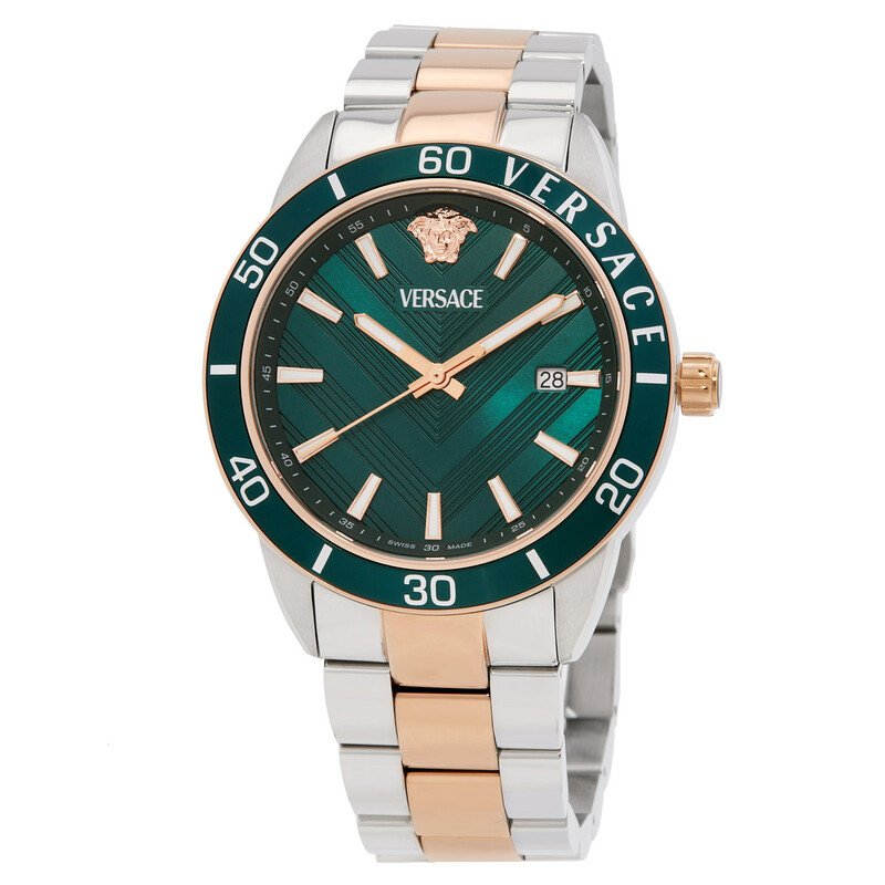 Versace Greca Urban Quartz Green Dial Men's Watch VEYCA0624 Versace Greca Urban Quartz Green Dial Men's Watch VEYCA0624