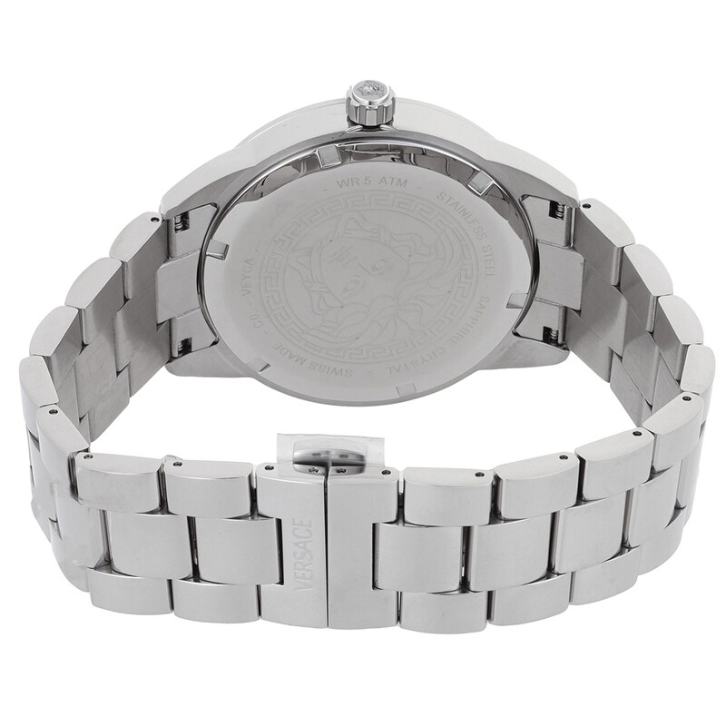 【ジャンク品】W4U2400CM-16G Versace Greca Urban Quartz Turquoise Dial Men's Watch VEYCA0324