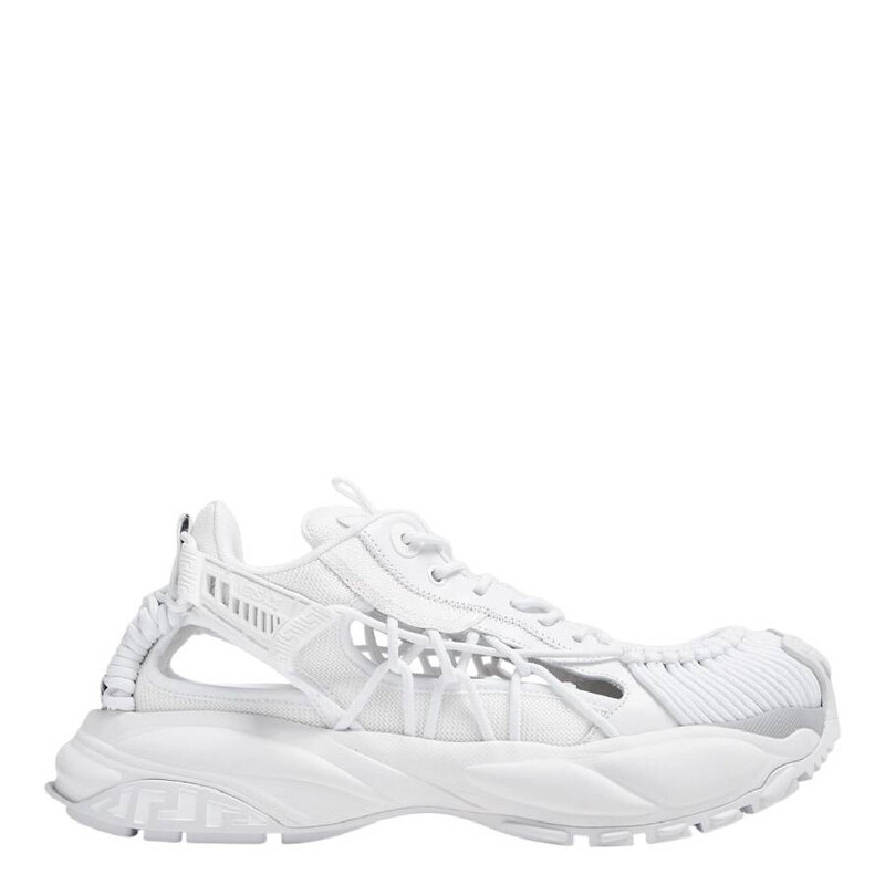 Versace Greca-Patterned Mercury Sneakers, Brand Size 40 ( US Size