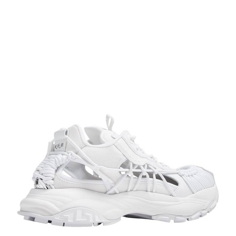 Versace Greca-Patterned Mercury Sneakers, Brand Size 40 ( US Size