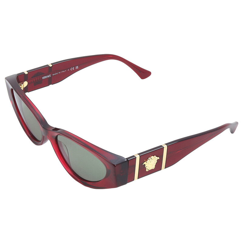 Versace Green Cat Eye Ladies Sunglasses VE4454 5430/2 55