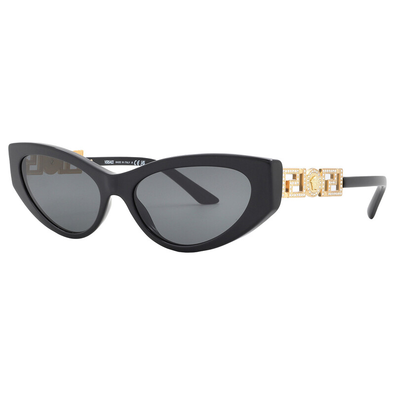 Versace Grey Cat Eye Ladies Sunglasses VE4470B GB1/87 56 