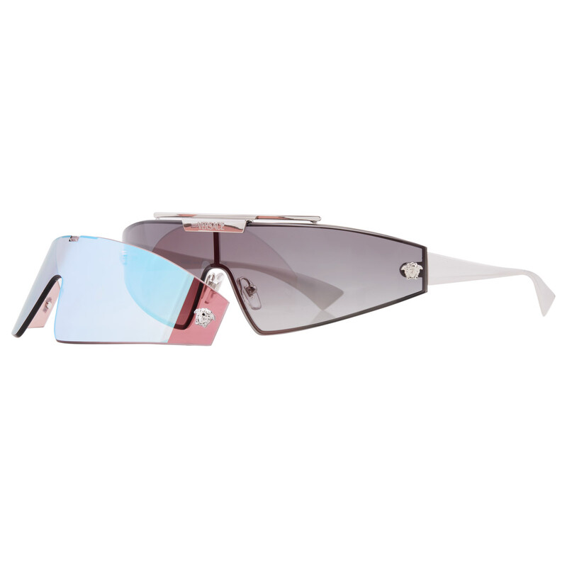 Versace Grey Gradient Shield Ladies Sunglasses VE2265 100011  display picture 2