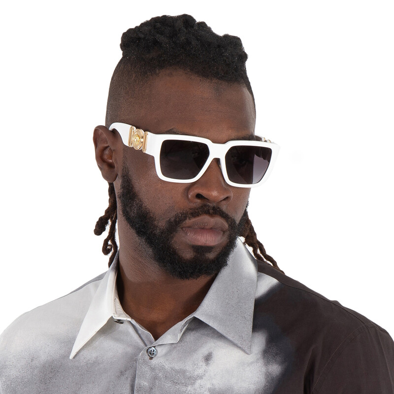 Versace Grey Gradient Square Men's Sunglasses VE4483D 314/8G 57