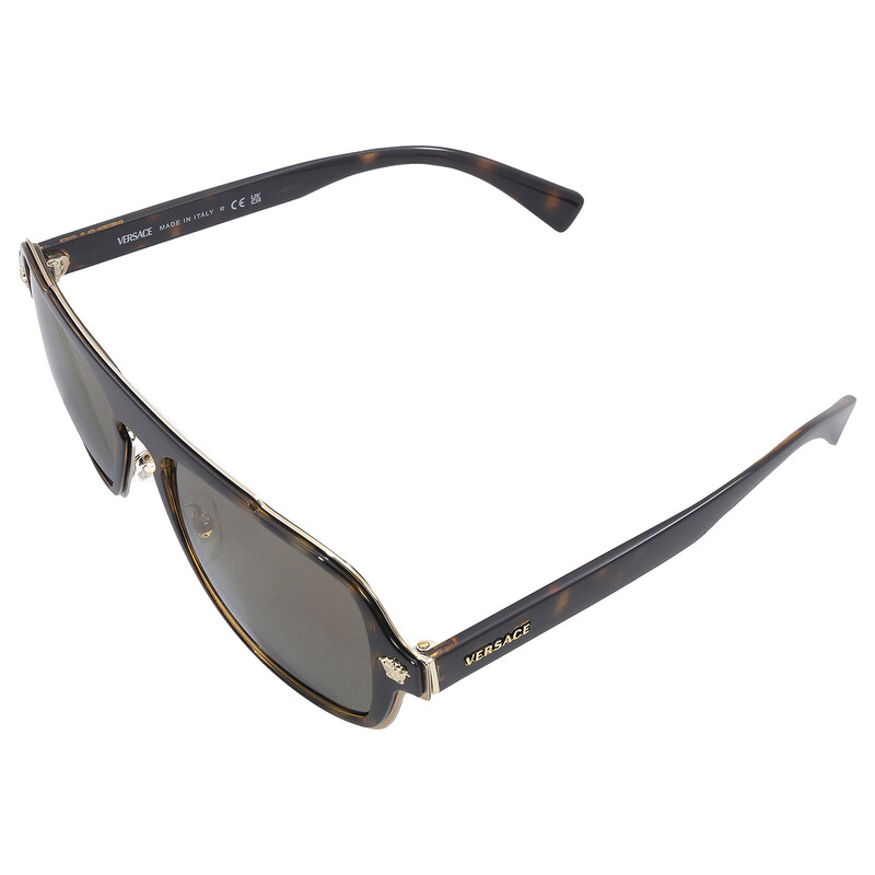 Versace Grey Navigator Men's Sunglasses VE2199 12524T 56