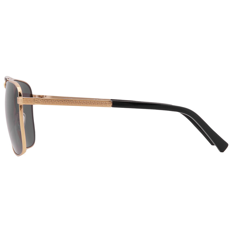 Versace Grey Navigator Men's Sunglasses VE2238 143687 61