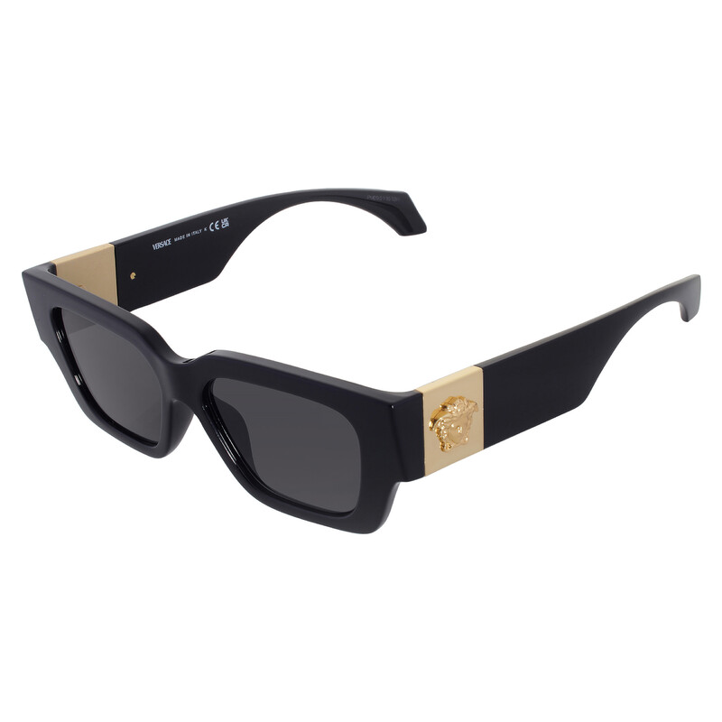 Versace Grey Rectangular Ladies Sunglasses VE4497U GB1/87 53
