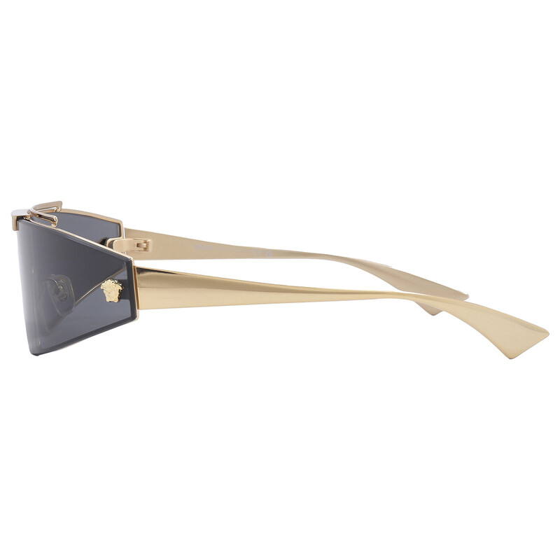Versace Grey Shield Ladies Sunglasses #265228V22B Versace Grey Shield Ladies Sunglasses VE2265 100287 44  main image 2