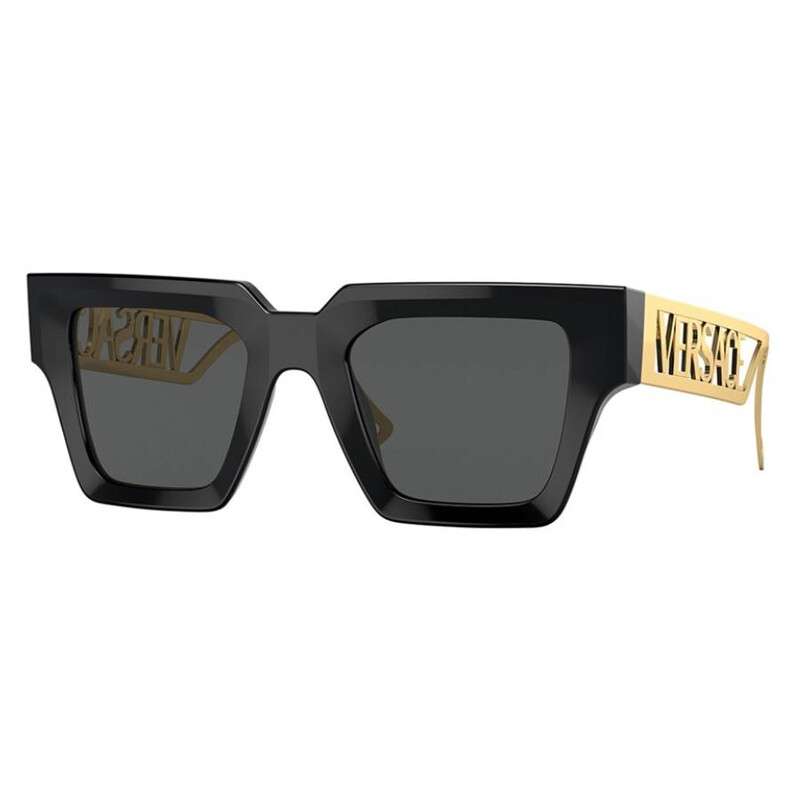 87 50 Versace Grey Square Ladies Sunglasses VE4431F GB1/87 50 8056597735278 ...