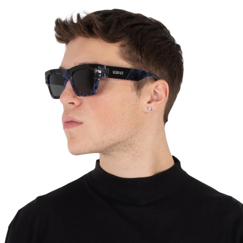 Versace Grey Square Men's Sunglasses VE4464 545887 55