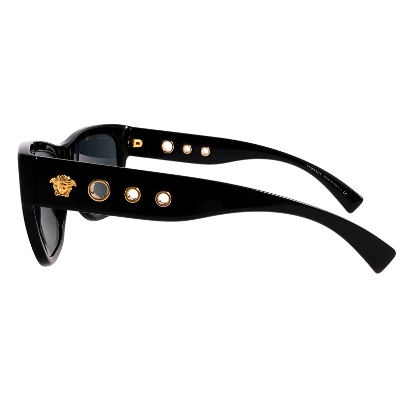 Versace Grey Square Unisex Sunglasses VE4319 GB187 56  display picture 1