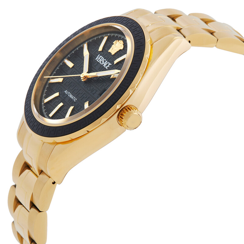 Versace Hellenyium Automatic Black Dial Men's Watch VEQCA0624