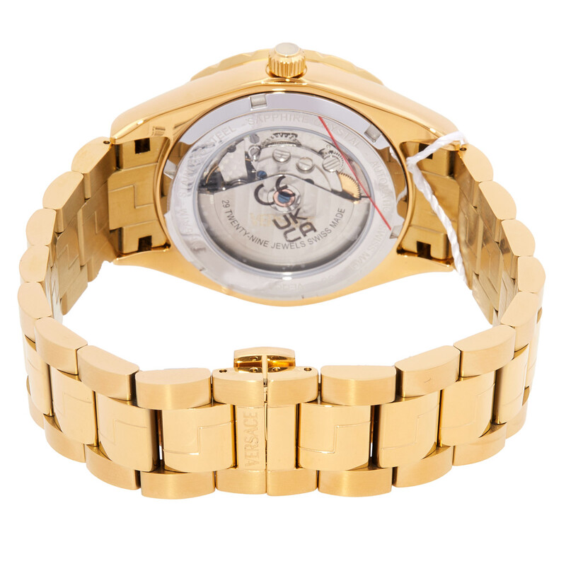 Versace Hellenyium Automatic Black Dial Men's Watch VEQCA0624