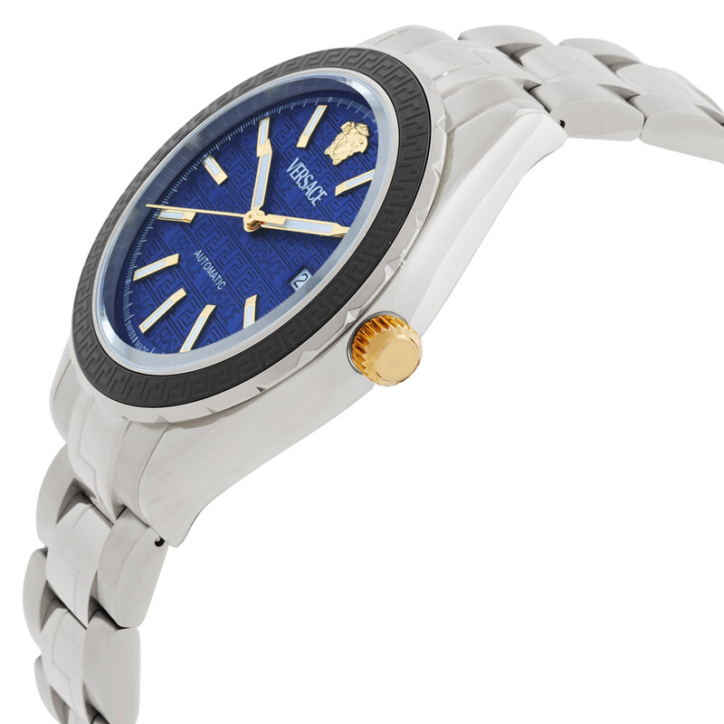 Versace Hellenyium Automatic Blue Dial Men's Watch VEQCA0424