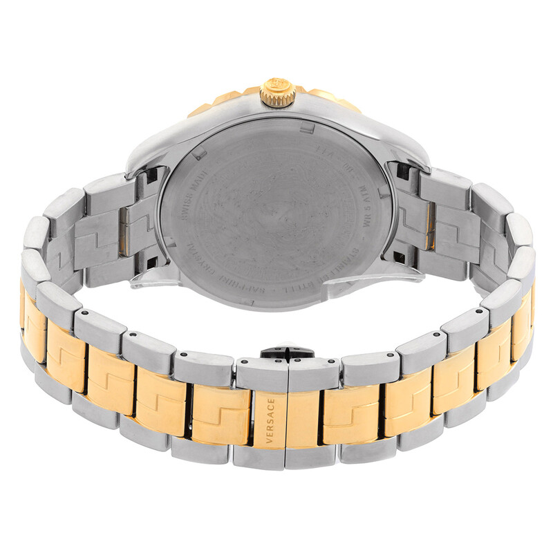 Versace Hellenyium GMT Quartz Green Dial Men's Watch V11050016