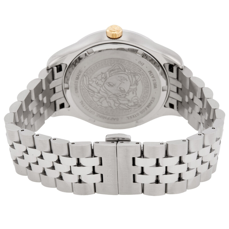 Versace Hellenyium Quartz Black Dial Men's Watch VEVK00420