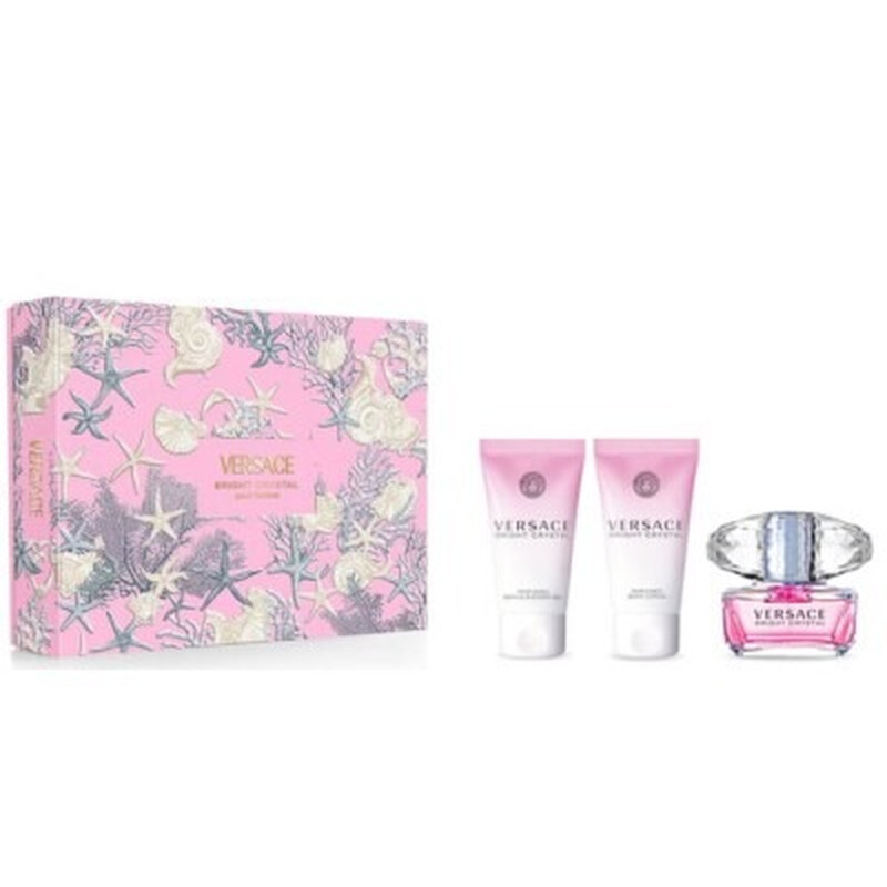 Versace Ladies Bright Crystal 3pcs EDT Gift Set Fragrances