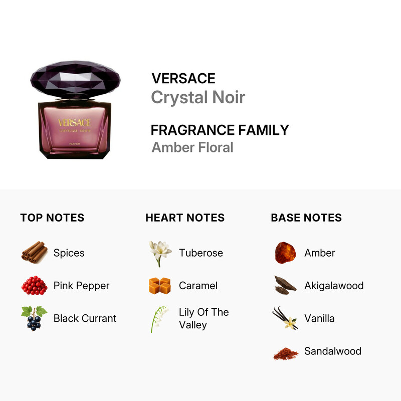 Versace Ladies Crystal Noir Parfum 3.04 oz (Tester) Fragrances