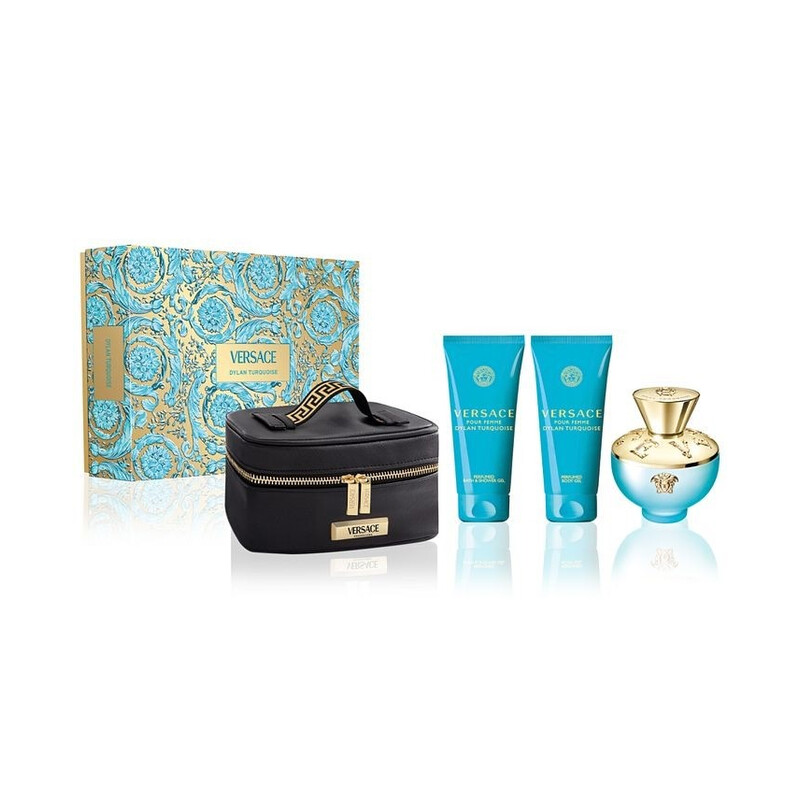 Versace Ladies Dylan Turquoise Gift Set Fragrances 8011003893386