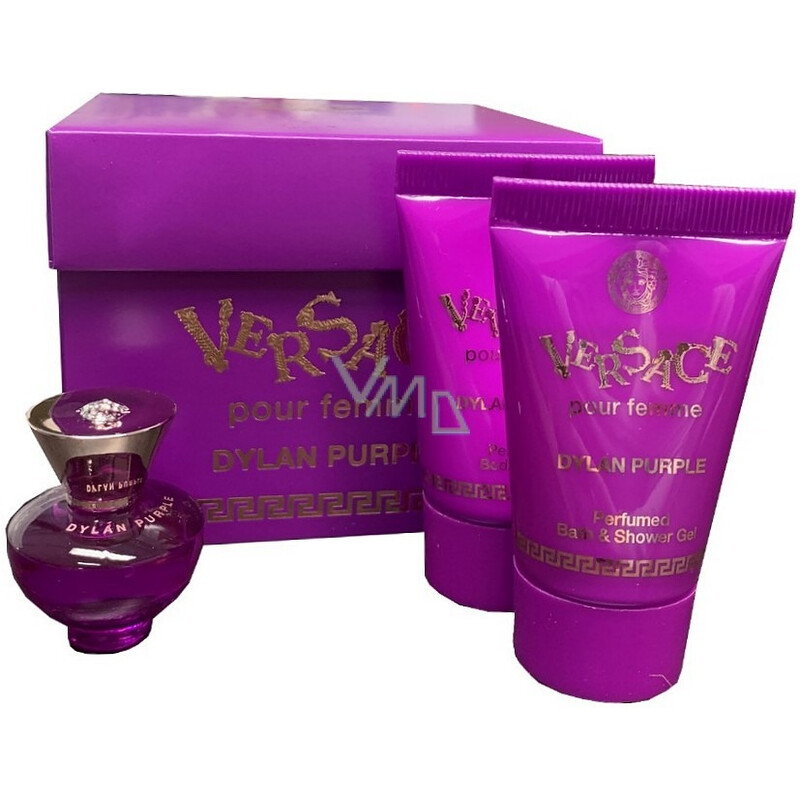 Versace Ladies Pour Femme Dylan Purple 3pcs EDP Gift Set