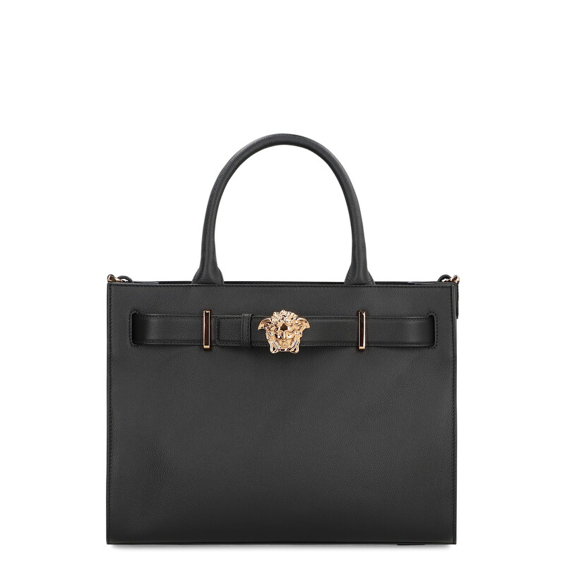 Versace Large Leather Tote Bag 1015537DVIT2T_1B00V 8054034045553